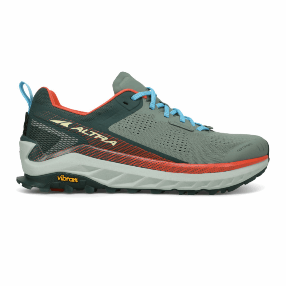 Men's Olympus 4.0 Green Orange Altra